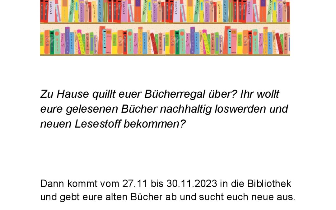 Buchtauschtage