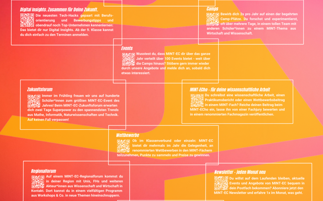MINT-EC Angebote und Aktionen auf einen Blick