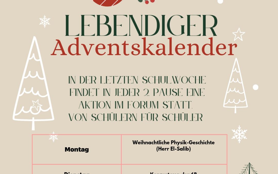 Lebendiger Adventskalender