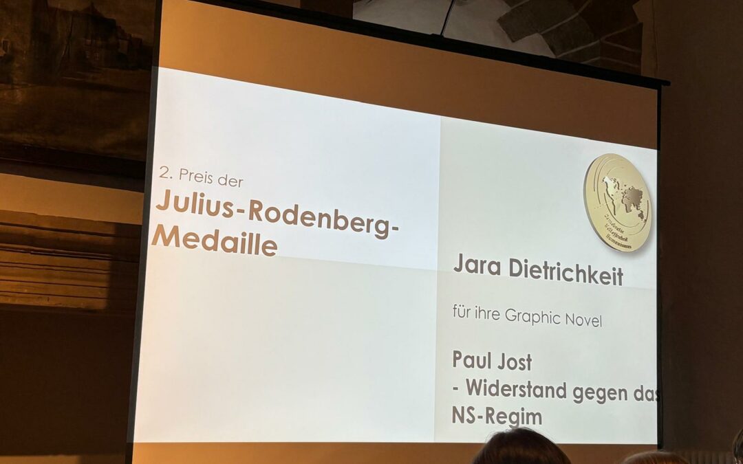 Zweiter Platz der Julius-Rodenberg-Medaille