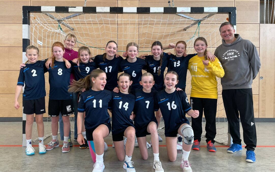 Toller 2. Platz für jüngste Handballerinnen des GBN